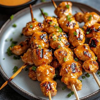 Bang Bang Chicken Skewers