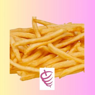 Ración De Patatas Fritas Con Salsa