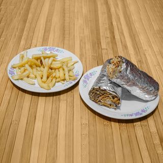 Menú Rollo Pan Pita Durum + Patatas + Refresco