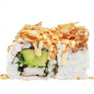 California de cebolla con pollo tempura 