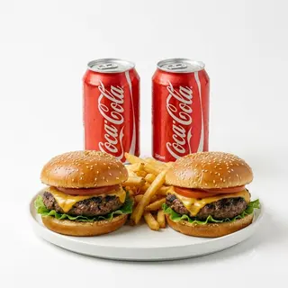 Menú 9 2 Hamburguesas