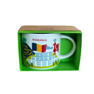 Cana ceramica cu Romania