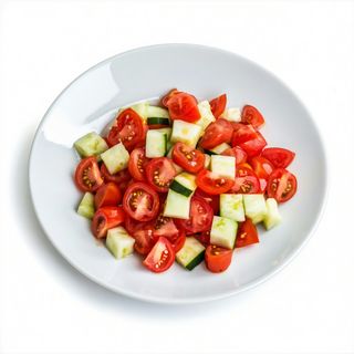 Домати и краставици 150г