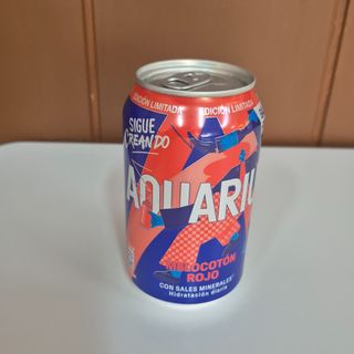 Aquarius melocotón rojo lata 330ml.