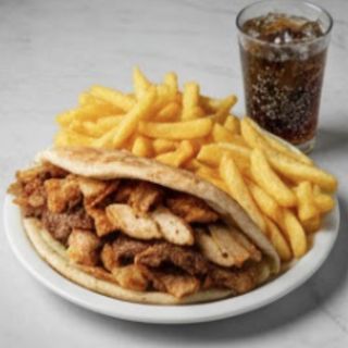 Menú döner kebab