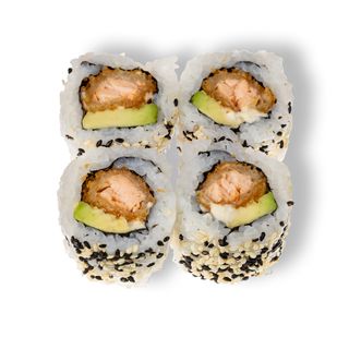 Uramaki Salmão Crocante 