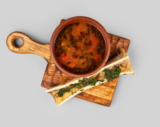 Суп харчо с сахарной косточкой...