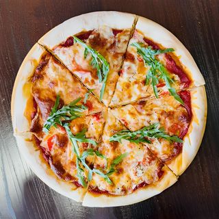 Пицца с семгой