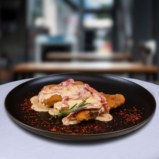 Snitel cu ardei si smantana  400g