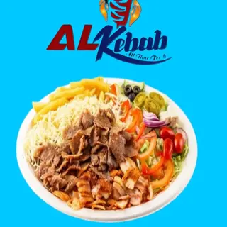 Mega talerz kebab