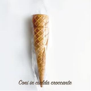 2 Coni in cialda croccante