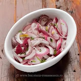 Salata de ceapa rosie