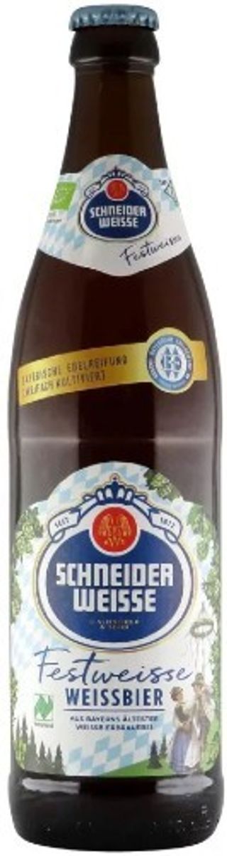 Schneider Mein Grünes / Meine Festweisse / Wiesen Edel-Weisse (TAP 4) Botella 50 cl.
