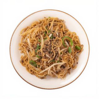 Tallarines Con Pato Vegetariano