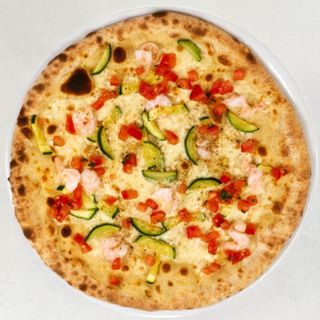 Bianca z Krewetkami Pizza 40 cm