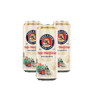 3x Paulaner Weiss 50 cl lat.
