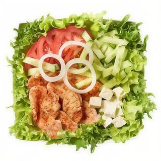 Холодний салат з куркою (387г)