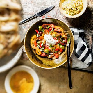 Картофи соте с копър и чесън (300г)