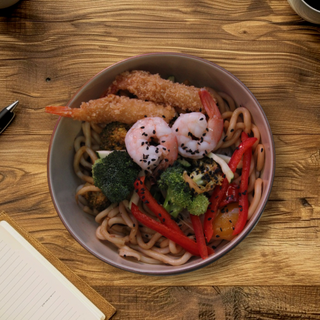 NOODLES z krewetkami