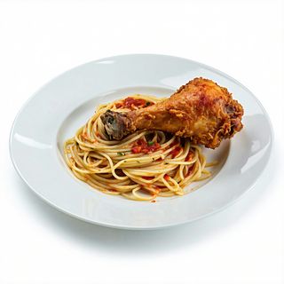Spaghetti poulet