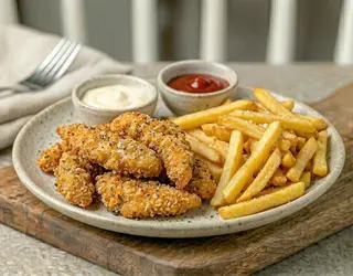 Menú 10 Tiras De Pollo