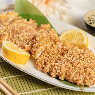 Pollo Frito Almendrado