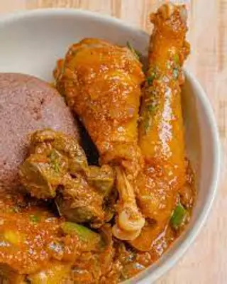 Quarter Chicken Broiler with Brown Sima