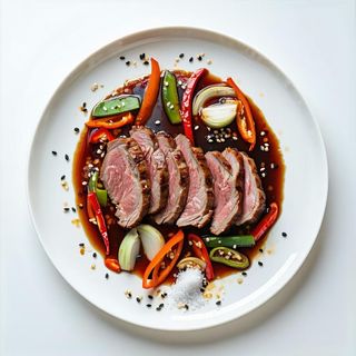 29. Anatra alla piastra