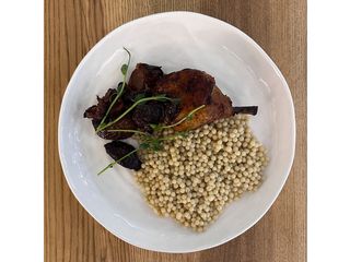 Качана каша з куркою та сливами (250g)