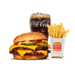 Double Cheeseburger Meni