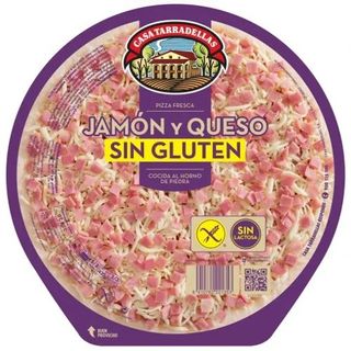 Pizza de Jamón y Queso Casa Tarradellas 420 Gr.