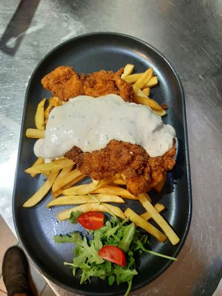 Pohovani batak u Gorgonzola sosu