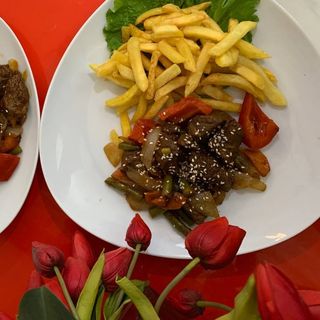 Говядина с соусом терияки