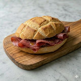 Panino tartaruga con bresaola