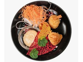 Krewetki w nitkach ziemniaczanych 3 szt.