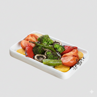 გრილზე შემწვარი ბოსტნეული