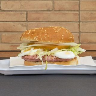 Hamburguesa Mixta Completa