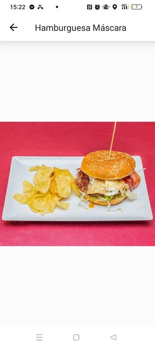 Hamburguesa Máscara