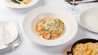 პასტა კრევეტებით