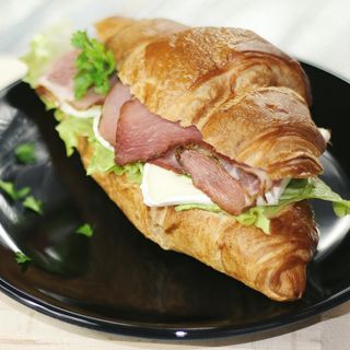 Pastrami, Brie, In Plain Croissant