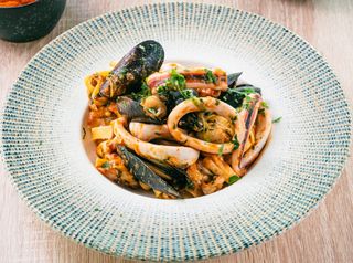 Paste cu fructe de mare