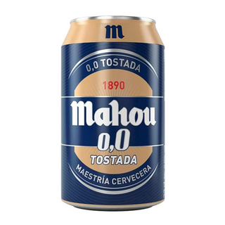 Lata Mahou 0,0 Tostada