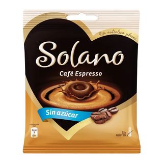 Caramelos Sabor Café Expresso Solano Sin Gluten 99 Gr.