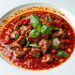 Vitello in salsa piccante