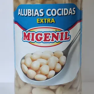 Bote de judía blanca. 570gr.