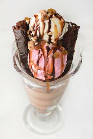 Chocolate Brownie Sundae