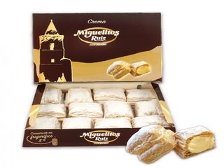 Miguelitos de la Roda crema (12 uds.)