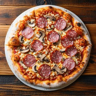 Pizza Salam si ciuperci Ø 22cm