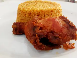 Regular VM- Jollof rice & Pepper Chicken