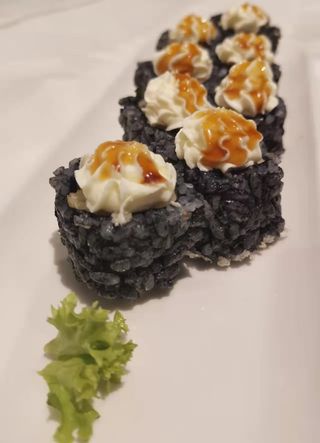 364.Uramaki black fiocco di neve 8 pezzi